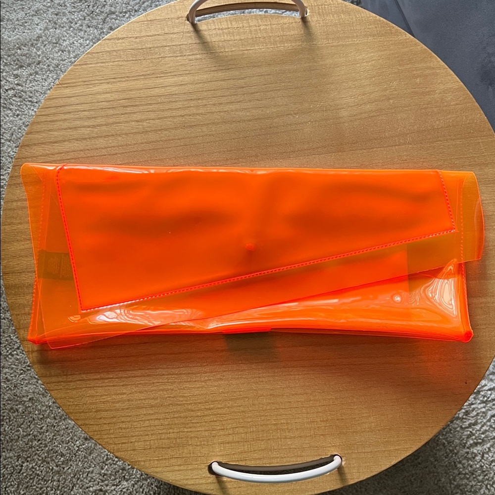 BCBGMaxAzria Neon Orange Clutch